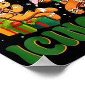 Funny Christmas Nurse Did You Try Icing It_ Ginger ポスター (角)