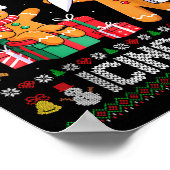 Funny Christmas Nurse Did You Try Icing It_ Ginger ポスター (角)