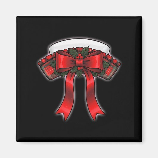 Funny Christmas Nurse Nursing Cap Women Girls マグネット (正面)