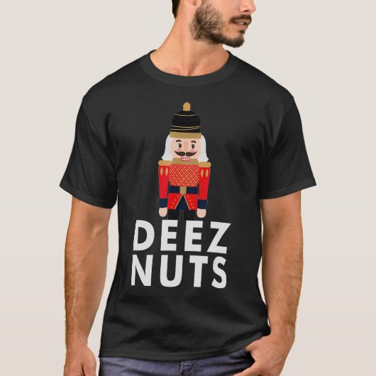 Funny Christmas Nutcracker Deez Nuts Kids  Tシャツ (正面)