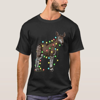 Funny Christmas Okapi Lover  by Funny Christmas Ok Tシャツ