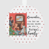Funny Christmas Ornament Retro Best Friend Normal オーナメント (裏面)