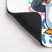 Funny Christmas Penguin Dabbing Xmas Dab Six Seven マウスパッド (コーナー)