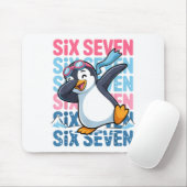 Funny Christmas Penguin Dabbing Xmas Dab Six Seven マウスパッド (マウス)