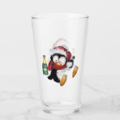 Funny Christmas Penguin Glass タンブラーグラス (裏面)