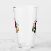 Funny Christmas Penguin Glass タンブラーグラス (左)