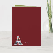 Funny Christmas polar bears カード (裏面)