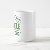 Funny Christmas Quote Holiday Humor Lazy Festive コーヒーマグカップ (中央)