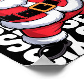 Funny Christmas Santa Dabbing Xmas Dab Six Seven 6 ポスター (角)