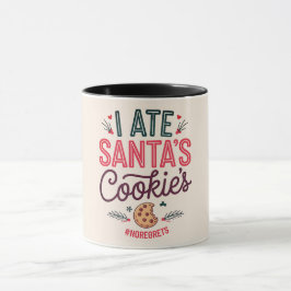 Funny Christmas Santa's Cookie Coffee Mug マグカップ