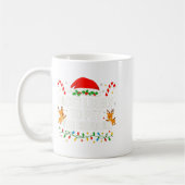 Funny Christmas Saying Reindeer Lover Holiday Ligh コーヒーマグカップ (左)