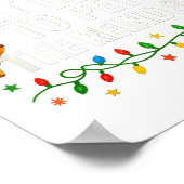 Funny Christmas Saying Reindeer Lover Holiday Ligh ポスター (角)