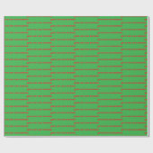 Funny Christmas Saying Wrapping Paper ラッピングペーパー (フラット)