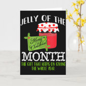 Funny Christmas Shirt - Jelly Of The Month Club T  カード (黄色い花)