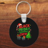 Funny Christmas Shopng Crew  キーホルダー (正面)