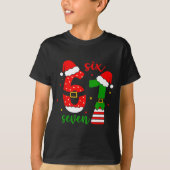 Funny Christmas Six Seven 6 7 Meme Gen Alpha Slang Tシャツ (正面)