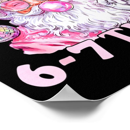 Funny Christmas Six Seven Meme Santa I Check List  ポスター (角)