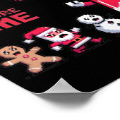 Funny Christmas Six Seven Meme Say 67 One Humor Mo ポスター (角)