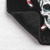 Funny Christmas Skeleton I Prefer Halloween マウスパッド (コーナー)