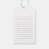 Funny Christmas Skeleton Wishes for woman ギフトタグ (裏面)