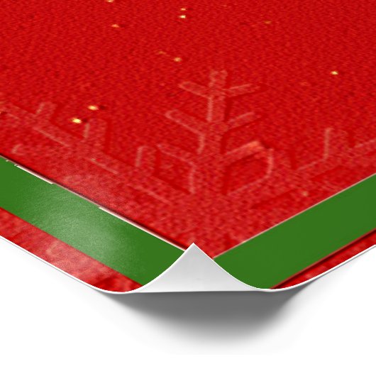 funny christmas slogan  design ポスター (コーナー)