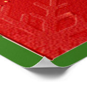 funny christmas slogan design ポスター (角)