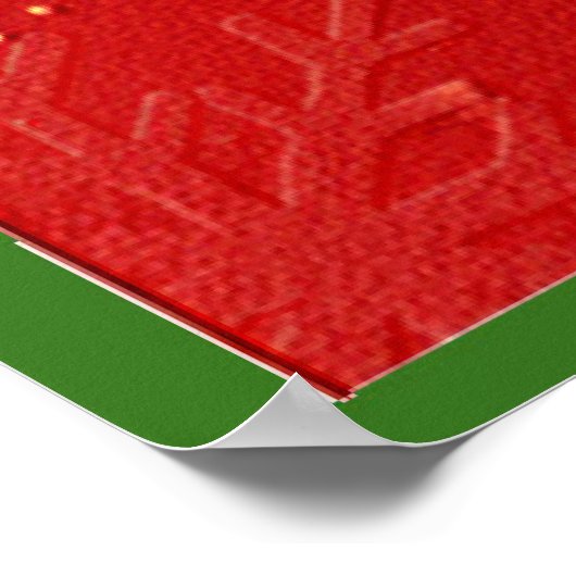 funny christmas slogan  design ポスター (角)