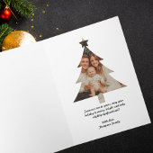 Funny Christmas Sloth & Family Photo Custom  カード