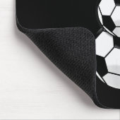 Funny Christmas Soccer Santa Snowman  マウスパッド (コーナー)