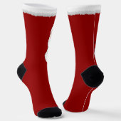 Funny Christmas Socks Festive Santa Socks Custom ソックス (傾斜あり)