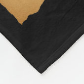 Funny Christmas Squirrel - Cute Squirrel Santa Hat フリースブランケット (角)