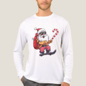 Funny Christmas Streetwear Outfit トライブレンドＴシャツ (正面)