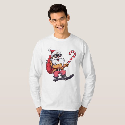 Funny Christmas Streetwear Outfit Tシャツ (正面フル)