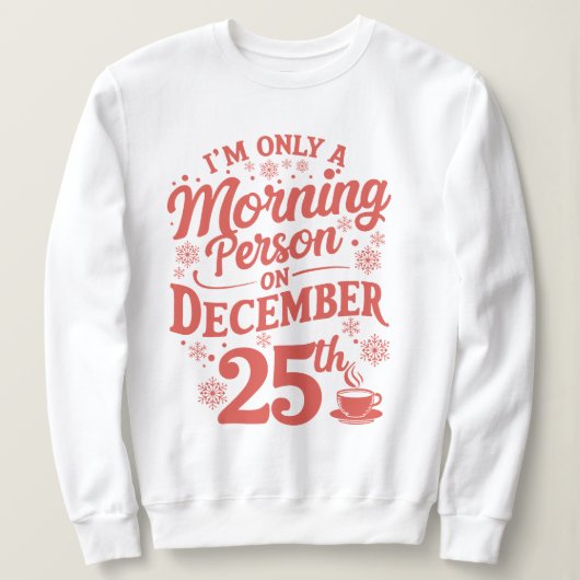 Funny Christmas Sweatshirt for Adults スウェットシャツ (デザイン正面)