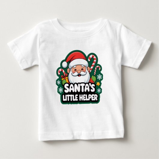 Funny Christmas T-Shirt for Kids ベビーTシャツ (正面)