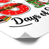 Funny Christmas Teacher Santa I Survived 67 Days O ポスター (角)