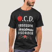Funny Christmas Tees & Tm. Obsessive Christmas Tシャツ (正面)