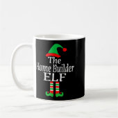 Funny Christmas The Home Builder Elf Developer Arc コーヒーマグカップ (左)