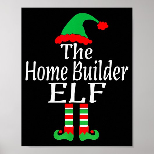 Funny Christmas The Home Builder Elf Developer Arc ポスター (正面)