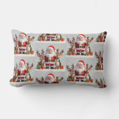 Funny Christmas Throw Pillow ランバークッション (正面)