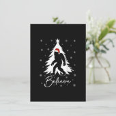 Funny Christmas Tshirt, Bigfoot Christmas Tee, Chr 招待状 (スタンド正面)