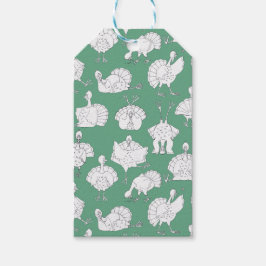 Funny Christmas Turkeys ギフトタグ