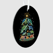 Funny Christmas Turtle Gift Turtle Christmas Tree オーナメント (正面)