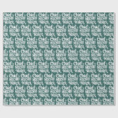 Funny Christmas Wrapping Paper ラッピングペーパー (フラット)