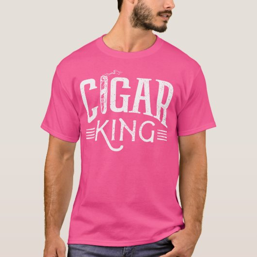Funny Cigar Lover For Boys And Men Cigar Fan Tシャツ (正面)