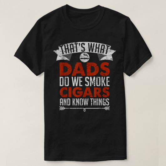 Funny Cigar Smoker Dad Father's Day 2018 Premium G Tシャツ (デザイン正面)