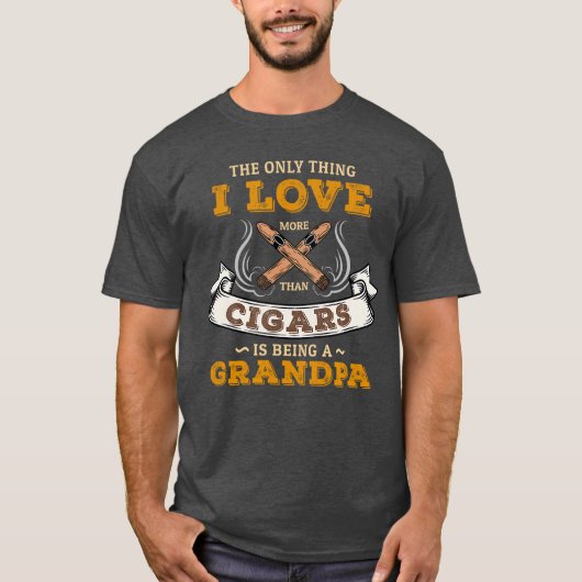 Funny Cigars Grandpa Retirement Scotch Gift for Me Tシャツ (正面)
