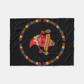 Funny Cinco De Mayo  フリースブランケット (正面(横))