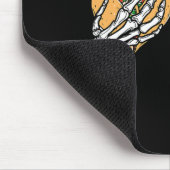 Funny Cinco De Mayo Taco Breast Skull Hands  マウスパッド (コーナー)