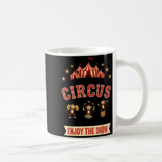 Funny Circus Actually This Is My Circus These Are  コーヒーマグカップ (右)